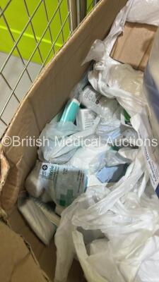 Mixed Cage Including Consumables, Straps and Bags (Cage Not Included - Out of Date) *May Contain Sharps* - 4