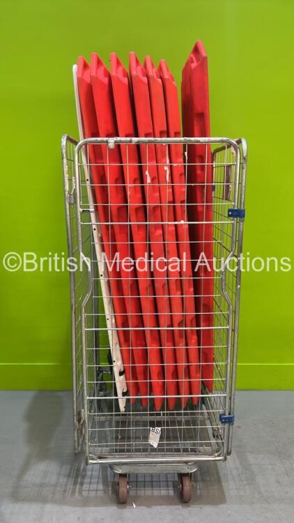 Cage of 8 x Spinal Boards (Cage Not Included)