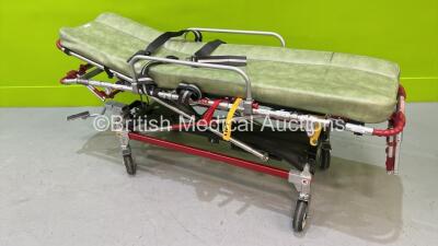 Ferno Falcon Six Hydraulic Ambulance Stretcher with Mattress (Hydraulics Tested Working)