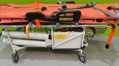 Ferno CCT Six-P Critical Care Trolley with Mattress and Straps *S/N CCT-1203* - 3