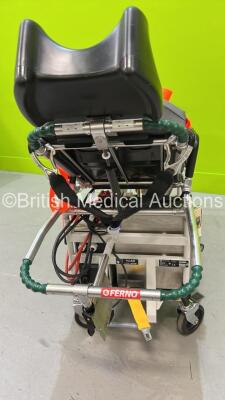 Ferno CCT Six-P Critical Care Trolley with Mattress, Harness, LSU Docking Station and Straps *S/N CCT-1203* - 4