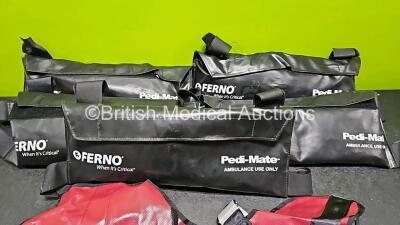 5 x Ferno Pedi-Mate Infant Ambulance Straps in Bags - 6