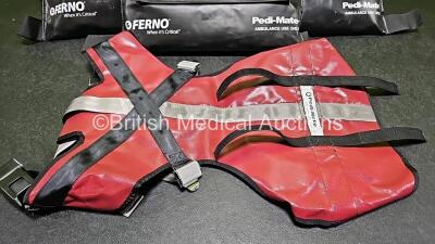 5 x Ferno Pedi-Mate Infant Ambulance Straps in Bags - 4