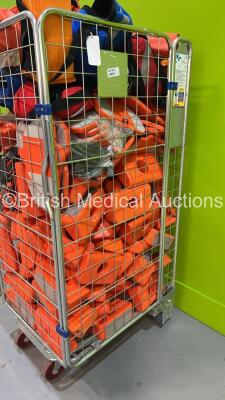 Cage of Neck Support Blocks, Bags and Splints (Cage Not Included) - 4