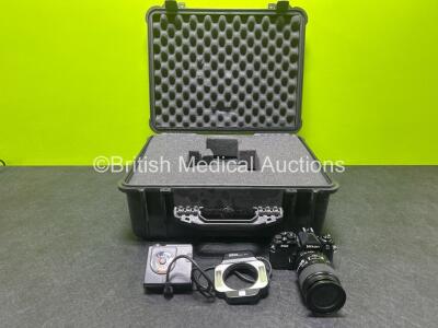 Nikon FM2 Camera In case with Nikon AS-14 Speedlight Attachment *SN 7702431*