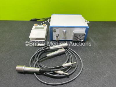 Job Lot Including 1 x Aesculap Elan-EC Unit (Powers Up), 1 x Aesculap GA 188 Footswitch, 3 x Aesculap GA 176 Handpiece Attachments