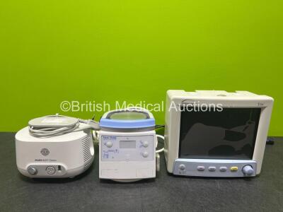 Mixed Lot Including 1 x Mindray Datascope Trio Patient Monitor (Powers Up - Damaged Screen See Photos), 1 x Fisher & Paykel MR850AEK Respiratory Humidifier Unit, 1 x Pari Boy Classic Humidifier *SN MC02172 / 2Q22K05769 / 120120130342*