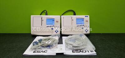 Job Lot Including 2 x Seca CT8000i ECG Machines with 2 x 10 Lead ECG Leads (Both Power Up)