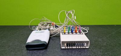 Job Lot Including 1 x MCI Patient Simulator Model 430 with 1 x Welch Allyn CardioPerfect SE-PRO-600 Portable ECG Recorder and 2 x 10 Lead ECG Leads (1 x Damaged - See Photo)