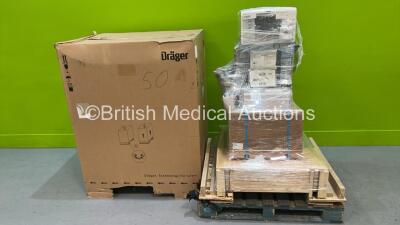 Drager Fabius Plus XL Anaesthesia Machine Ref 8608555 - Software Version 3.37a *Mfd 2020* (Powers Up - Unused in Box on Pallet) *ASNH-0024* ***RAK***