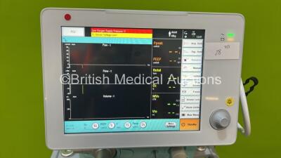 Aeonmed VG70 Ventilator Software Version 2.00, Running Hours 493h 36m with 1 x Hose on Stand *Mfd 06-2020* (Powers Up) - 5