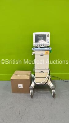 Maquet Servo-I Ventilator System Version 5.0, Total Operating Time - 86192h with Hoses, 2 x Maquet Ni-Mh Rechargeable Battery Modules and 1 x Box of Zoll Pediatric / Adult 6ft Single-Limb Wye Ventilator Circuit *Expiry Date - 28/05/2025* (Powers Up)