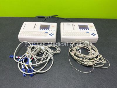 Job Lot Including 2 x Seca CT8000i ECG Machines with 2 x 10 Lead ECG Leads (Both Power Up)