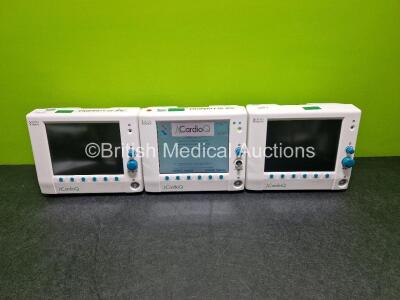 3 x Deltex Medical Cardioq Monitors (All Power Up) *AN NH24678 / NH24679 / NH08052* (oxf)