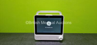 GE B105M Patient Monitor Including IBP1/IBP2, T1/T2, SpO2, ECG and NIBP Options *Mfd 2021* (Powers Up and Slightly Cracked Casing - See Photo) *SN SR621270003WA* *Asset No NA*