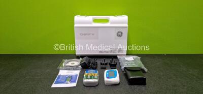 GE Tonoport VI Blood Pressure Monitoring System *Mfd 2022* (Powers Up) with Accessories in Carry Case *SN TONO26469* *Asset No. NA*