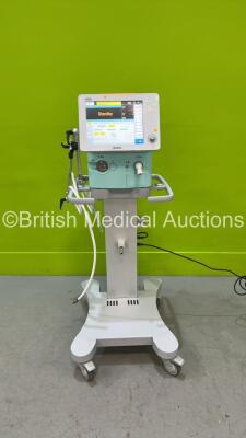 Aeonmed VG70 Ventilator *Mfd - 2020* Software Version - 2.00, Runtime Hours - 1275h 19m with Hose on Stand (Powers Up)