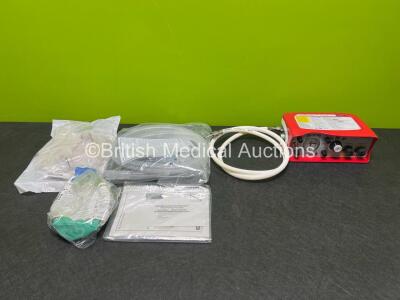 Smiths Medical ParaPAC Plus 310 Transport Ventilator MR Conditional *Mfd 2020* with 1 x Hose, 1 x Lithium Battery and Accessories in Box