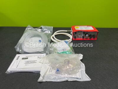 Smiths Medical ParaPAC Plus 310 Transport Ventilator MR Conditional *Mfd 2020* with 1 x Hose, 1 x Lithium Battery and Accessories in Box