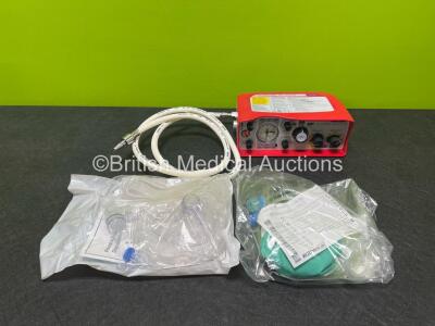 Smiths Medical ParaPAC Plus 310 Transport Ventilator MR Conditional *Mfd 2020* 1 x Lithium Battery and Accessories in Box