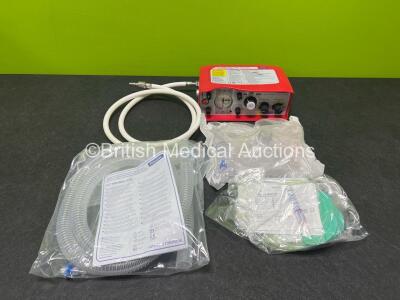 Smiths Medical ParaPAC Plus 310 Transport Ventilator MR Conditional *Mfd 2020* with 1 x Hose, 1 x Lithium Battery and Accessories in Box