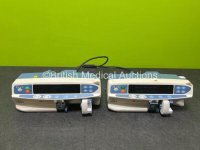 2 x Carefusion Alaris GH Syringe Pumps (1 x Powers Up, 1 x No Power) *SN 800291208 / 800291236*