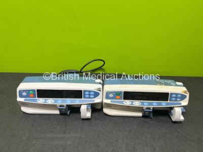 2 x Carefusion GH Alaris Syringe Pumps (1 x Powers Up, 1 x No Power) *SN 800291207 / 800290170*