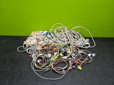 Job Lot of Various Patient Monitoring Cables