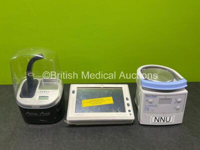 Mixed Lot Including 1 x Airtraq Avant Docking Station, 1 x Cubescan BioCon-700 Bladder Scanner (Damaged - See Photo), 1 x Fisher&Paykel MR850AEK Humidifier *SN 120273 / E-140501 / 2210K10035*