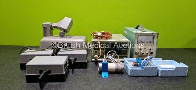 Mixed Lot Including 1 x Mortar Machine, 1 x Gould Pneumotachograph with Accessories, 1 x Cardiac Recorders Cardian II Type 45a and 3 x KaVo Type 501 Foot Controllers