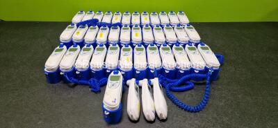 40 x Covidien Genius 3 Thermometers (3 x No Bases - See Photos)