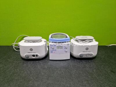 Mixed Lot Including 1 x Fisher&Paykel MR850AEK Humidifier *Mfd - 2019* (Powers Up) and 2 x Pari Boy Classic Nebulizers