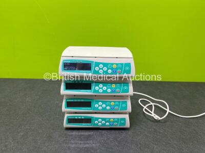 4 x B.Braun Infusomat Space Infusion Pumps (3 x Power Up, 1 x Draws Power)