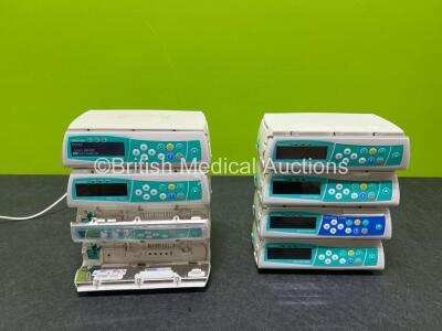 8 x B.Braun Infusomat Space Infusion Pumps (7 x Power Up, 1 x Damaged Power Socket - See Photos)