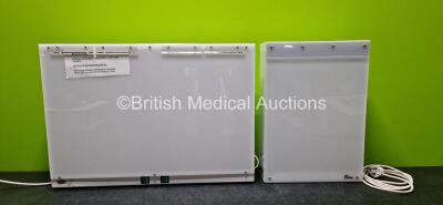 2 x Wall Mounted X-Ray Light Boxes (Both Power Up) *SN 9328 / NA*