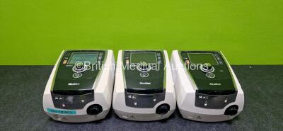 3 x ResMed Stellar 100 CPAP Units (1 x Powers Up, 2 x Draws Power and 2 x Damaged Casings - See Photo) *SN 20140453510 / 20140116636 / 20140116630*