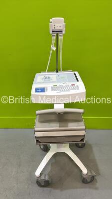 Mortara ELI 250c ECG Machine on Stand with 10 Lead ECG Leads (Powers Up) ***IR148***