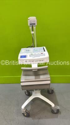 Mortara ELI 250c ECG Machine on Stand with 10 Lead ECG Leads (Powers Up) ***IR147***