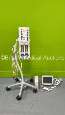 Nemoto Kyorindo Dual Shot Injector Head with Delivery System and Console