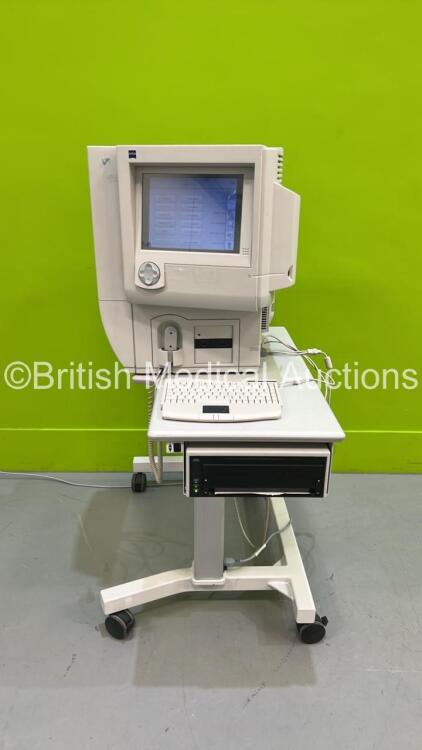 Zeiss Humphrey 740i Field Analyzer Rev 5.1.2 with Patient Response Trigger and Calibration Key on Motorized Table (Powers Up) *S/N 740OI-50678* **Mfd 2015** ****IR200****