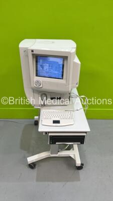 Zeiss Humphrey 740i Field Analyzer Rev 5.1.2 with Patient Response Trigger and Calibration Key on Motorized Table (Powers Up) *S/N 740OI-50678* **Mfd 2015** ****IR200**** - 2