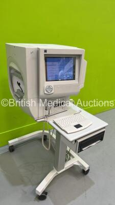 Zeiss Humphrey 740i Field Analyzer Rev 5.1.2 with Patient Response Trigger and Calibration Key on Motorized Table (Powers Up) *S/N 740OI-50678* **Mfd 2015** ****IR200**** - 7