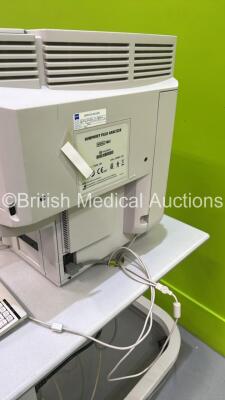 Zeiss Humphrey 740i Field Analyzer Rev 5.1.2 with Patient Response Trigger and Calibration Key on Motorized Table (Powers Up) *S/N 740OI-50678* **Mfd 2015** ****IR200**** - 8