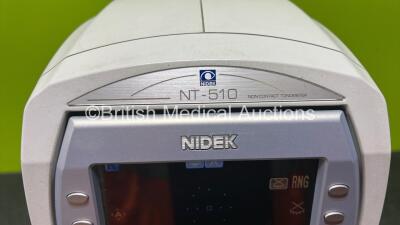 Nidek NT-510 Non Contact Tonometer (Powers Up) *S/N 13150* **Mfd 2013** - 4