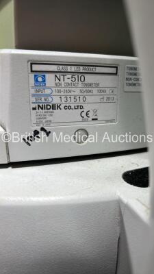 Nidek NT-510 Non Contact Tonometer (Powers Up) *S/N 13150* **Mfd 2013** - 7