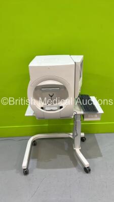 Zeiss Humphrey 740i Field Analyzer Rev 4.2.2 with Patient Response Trigger and Calibration DIsc on Motorized Table (Powers Up) *S/N 740I-17042* **Mfd 2008** - 2