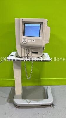 Zeiss Humphrey 720i Field Analyzer Rev 5.1.2 with Patient Response Trigger and Calibration Key on Motorized Table (Powers Up) *S/N 720I-40782* **Mfd 2013** ***FS20102300472***