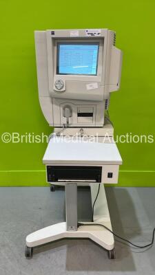 Zeiss Humphrey 745i Field Analyzer Rev 4.2.2 with Patient Response Trigger and Calibration Key on Motorized Table (Powers Up) *S/N 745I-5622* **Mfd 2006**