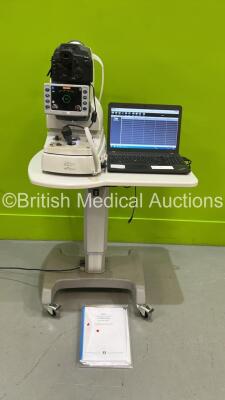 Nidek AFC-210 Non-Mydriatic Auto Fundus Camera with Laptop Software (Version 3.4.0) on Motorized Table (Powers Up) *S/N 120192* **Mfd 2007**