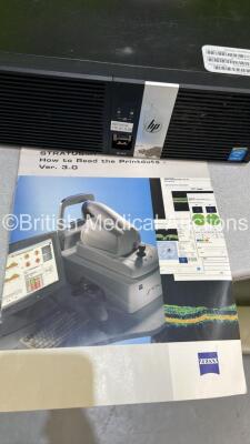 Zeiss Stratus OCT Direct Cross Sectional Imaging System (Powers Up) with PC and Monitor (HDD Removed) *S/N 3000-6749* **Mfd 2005** - 7